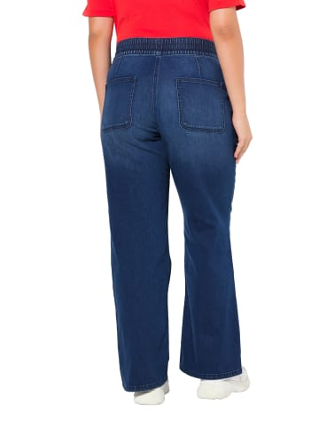 Ulla Popken Jeans in dark blue denim