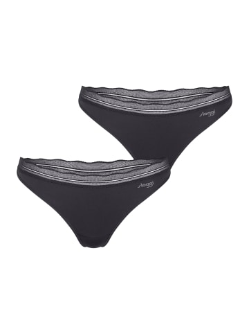 Sloggi String Blue GO Blush in Black