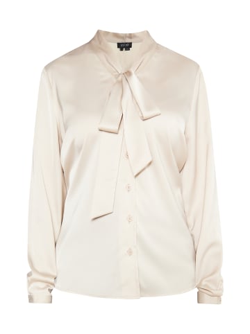 usha BLACK LABEL Damen Langarm Bluse in Beige