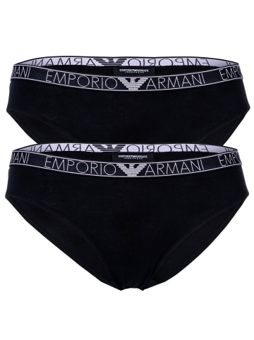 Emporio Armani Slip 2er Pack in Schwarz