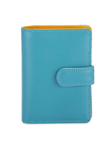 MYWALIT Medium Snap Wallet Geldbörse Leder 13 cm sardinia
