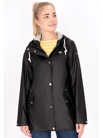Schmuddelwedda Damen Regenjacke in Schwarz