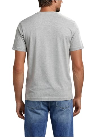 Mustang T-Shirt Basic Print Tee in Grau