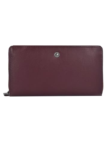 Greenburry Spongy Geldbörse Leder 19 cm in bordeaux