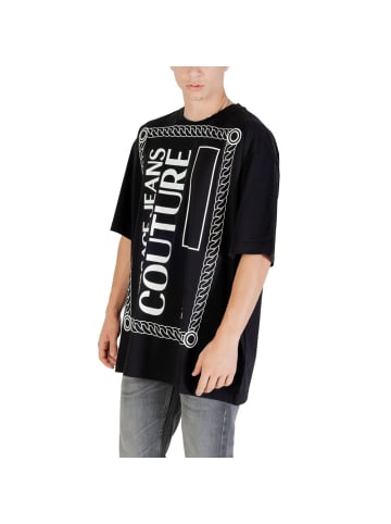 Versace Jeans Schwarz Baumwolle T-Shirt