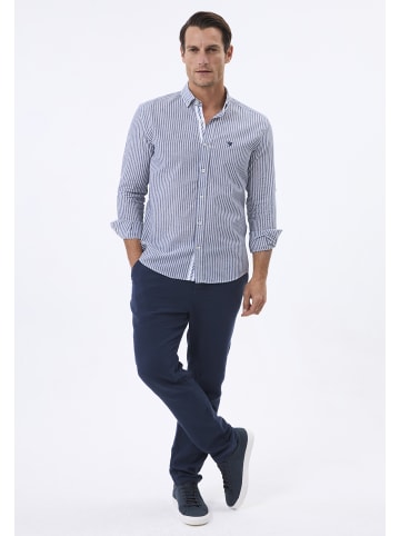 Felix Hardy Hemd Langarm Gestreift in navy