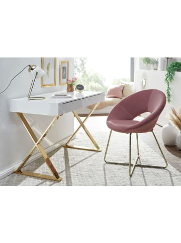 FineBuy Schreibtisch in Weiß / MDF / 0x0x0