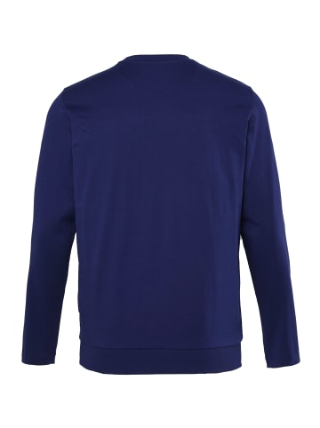 Men Plus Kurzarm T-Shirt in nachtblau