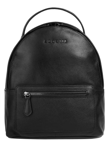 Bugatti Rucksack BELLA echt Leder in schwarz