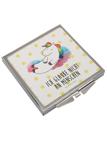 Mr. & Mrs. Panda Make-up-Spiegel Einhorn Wolke 7 mit Spruch in Weiß