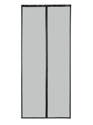 HOBERG Moskitonetz mit Pollenschutz 100x210cm schwarz mit Magnetvers. für Tür Schwarz