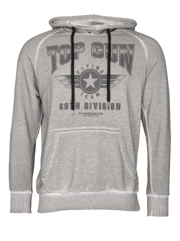 TOP GUN Hoodie TG20212102 in light grey