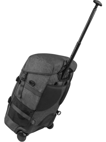 normani Reisetasche mit Rucksack, Trolley und Tragetaschenfunktion in Anthrazit