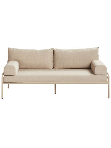 Beliani Gartensofa SOLOFRA in Beige - (W) 190 x (H) 78 x (L) 77 cm