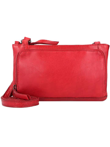 Greenburry Soft Umhängetasche Leder 20 cm in red