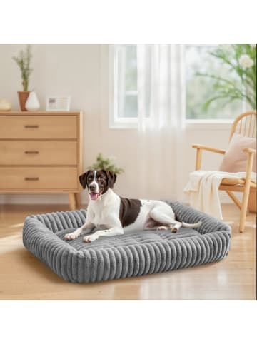 Feandrea Hundebett Baddi in Taubengrau - (B)120 x (H)23 x (T)85 cm