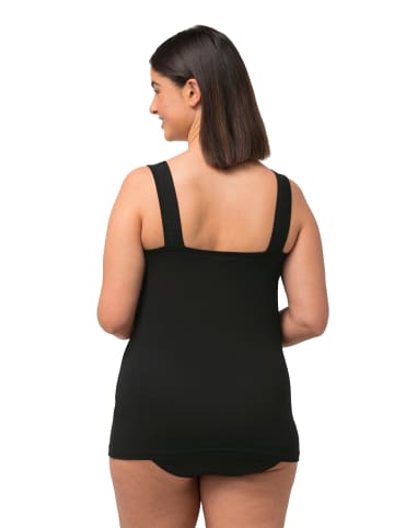 Ulla Popken Unterhemd in schwarz