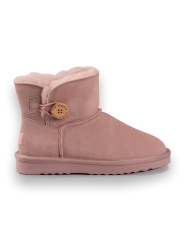 Aus Wooli Stiefel Cabarita in Pale Pink