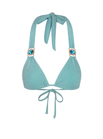 Moda Minx Bikinioberteil Lumiere Amour Triangle in Powder Blue