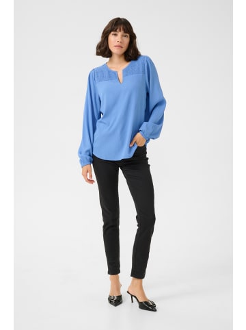 Kaffe Langarm-Bluse KAlinda in Ebb and Flow