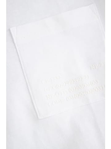 Coccodrillo T-shirt aus Baumwolle mit kurzen Ärmeln in weiß