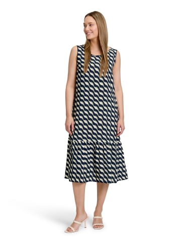Betty Barclay Stufenkleid weiter Ausschnitt in Dark Blue/Green