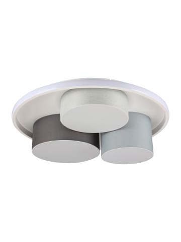 näve LED Deckenleuchte "EPPAN" in grau - (L)49 cm x (B)49 cm x (H)15.5 cm - EEK F
