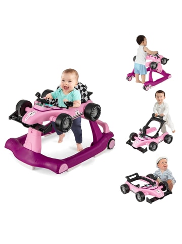 COSTWAY 4 in 1 Lauflernwagen in Lila