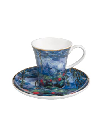 Goebel Espressotasse " Claude Monet - Seerosen mit Weide " in Bunt