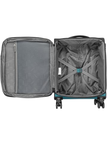 American Tourister Trolley Daring Dash Spinner S EXP in Black/Blue