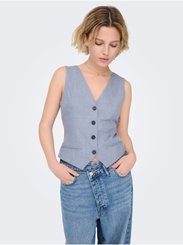 ONLY ONLLINDA S/L MEL FIT WAISTCOAT TLR NOOS in Vintage Indigo