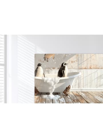 OnlyWow Leinwand Bilder Pinguine
