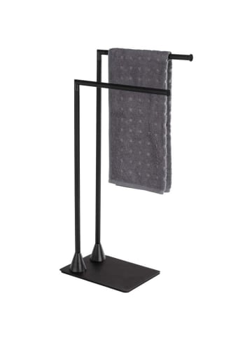 Wenko Handtuch und Kleidung in Schwarz, (B) 43 x (H) 78 x (L) 20 cm