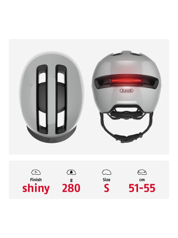 ABUS Kleinkinder- und Kinderhelm HUD-Y in race grey