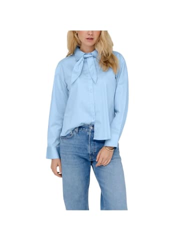 JACQUELINE de YONG Blau Baumwolle Bluse