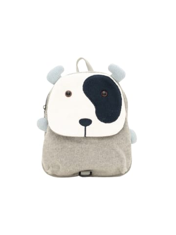 Crochetts Rucksack Hund in Blau und Weiß – (B)21 x (H)25 x (T)5 cm