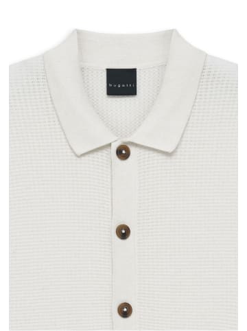 Bugatti Strickpolo in 20-ecru