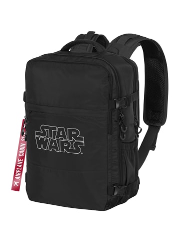 Star Wars Rucksack Logoprint in schwarz