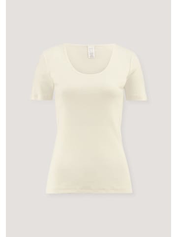 Hessnatur T-Shirt Rundhals Fitted in natur