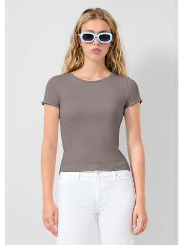 QS T-Shirt in 9625_braun