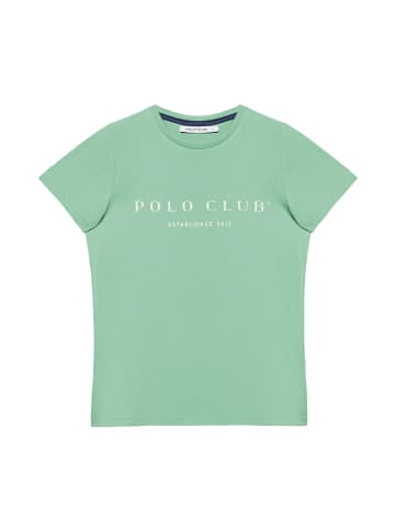 Polo Club T-Shirt in Türkis