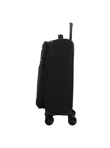 Jump Monthélys 4 Rollen Kabinentrolley 55 cm mit Dehnfalte in dark grey