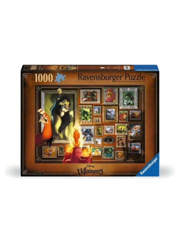 Ravensburger Puzzle 1.000 Teile Erwachsenenpuzzle 1000 Teile - Disney Villainous - Scar Ab 14 Jahre in bunt