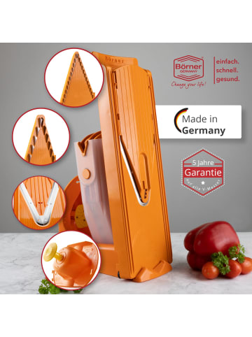 Börner Gemüsehobel V3 TrendLine Profi Set in orange