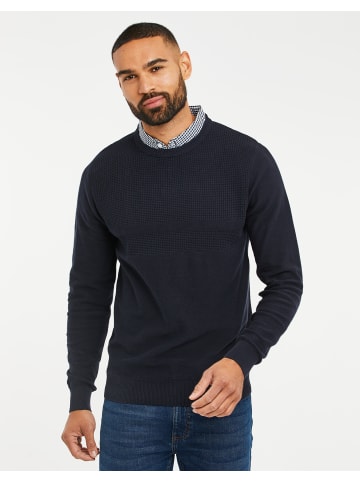 Threadbare Strickpullover THB Jumper Andy in blau-schwarz