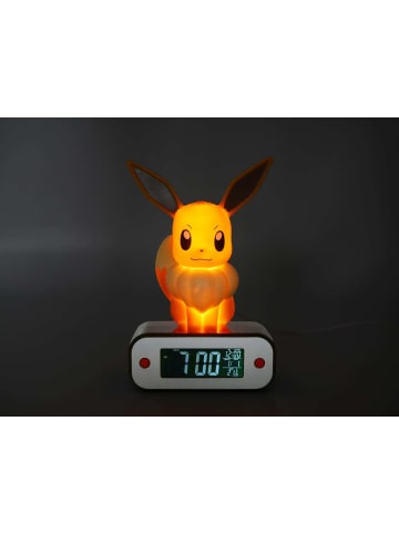 Teknofun Pokemon Evoli Eevee Radio Wecker mit Leuchteffekt 811370, 44
