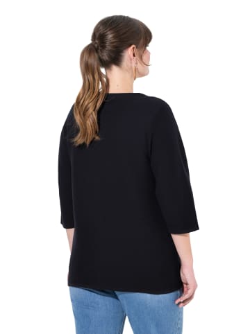 Ulla Popken Strickjacke in schwarz