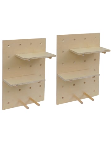 MCW 2er-Set Wandpaneel P24, Naturfarben