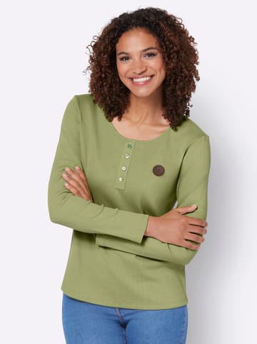 WITT WEIDEN Langarmshirt in lindgrün