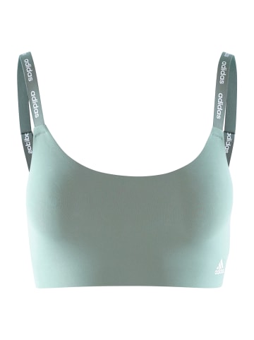 adidas Bustier SCOOP LOUNGE BRA in oliv